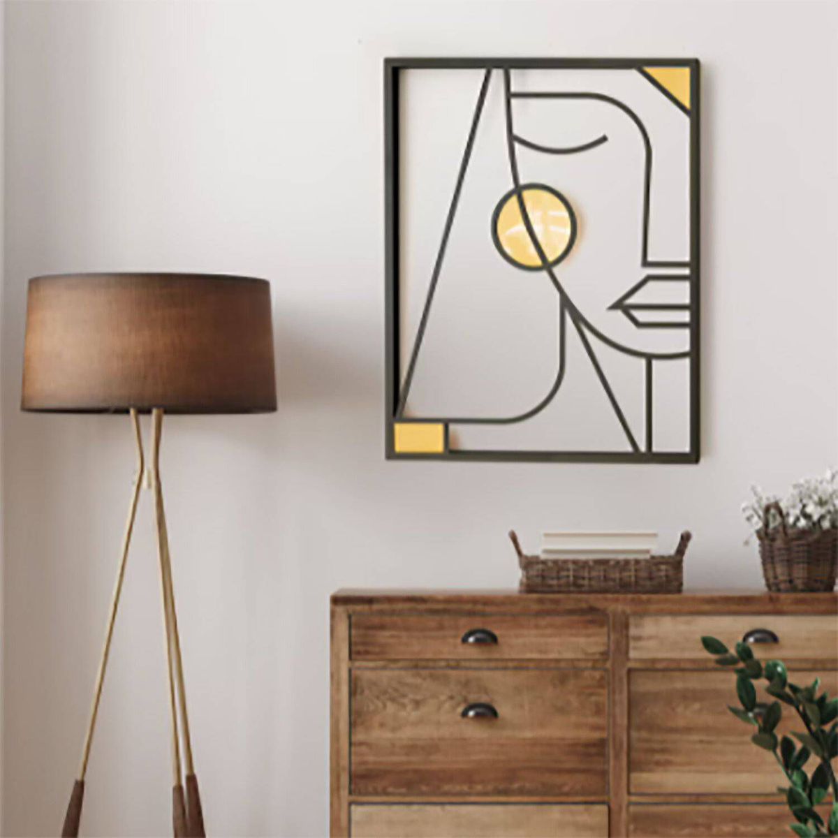 DE CASA - Diptico vitral rostros