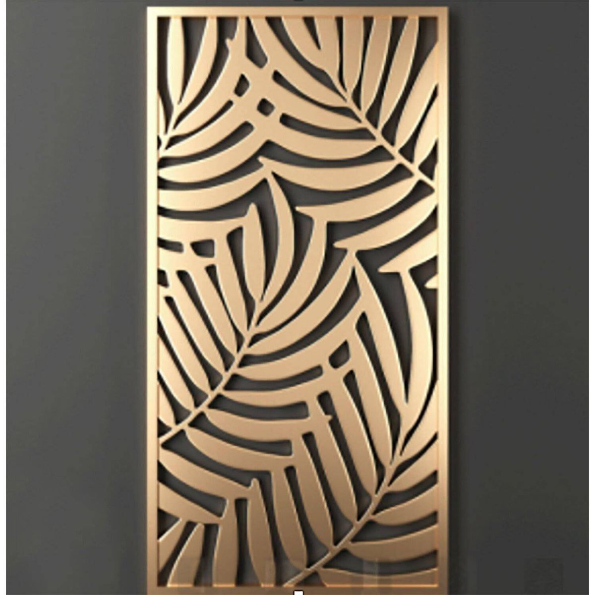 DE CASA - Cuadro decorativo hojas palmeras