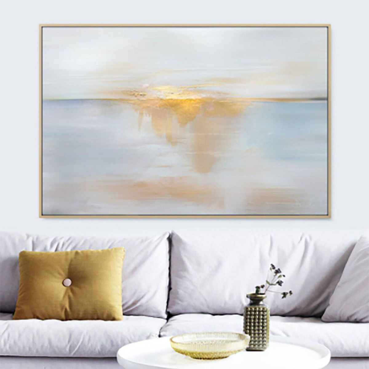 DE CASA - Cuadro canvas atardecer 80 x 60 cm