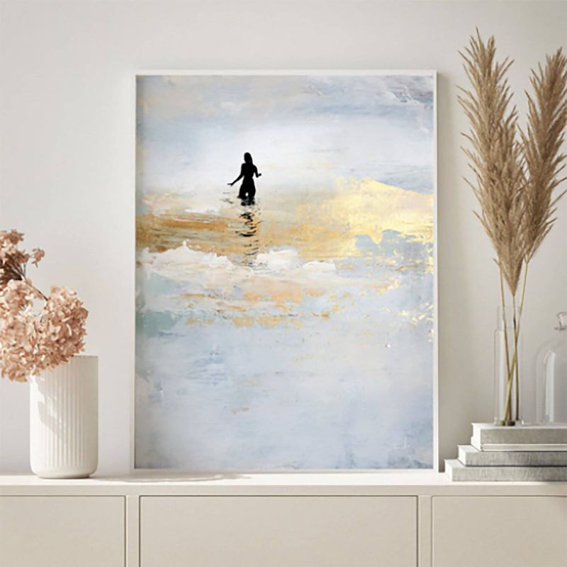 DE CASA - Cuadro canvas bañista 80 x 60 cm