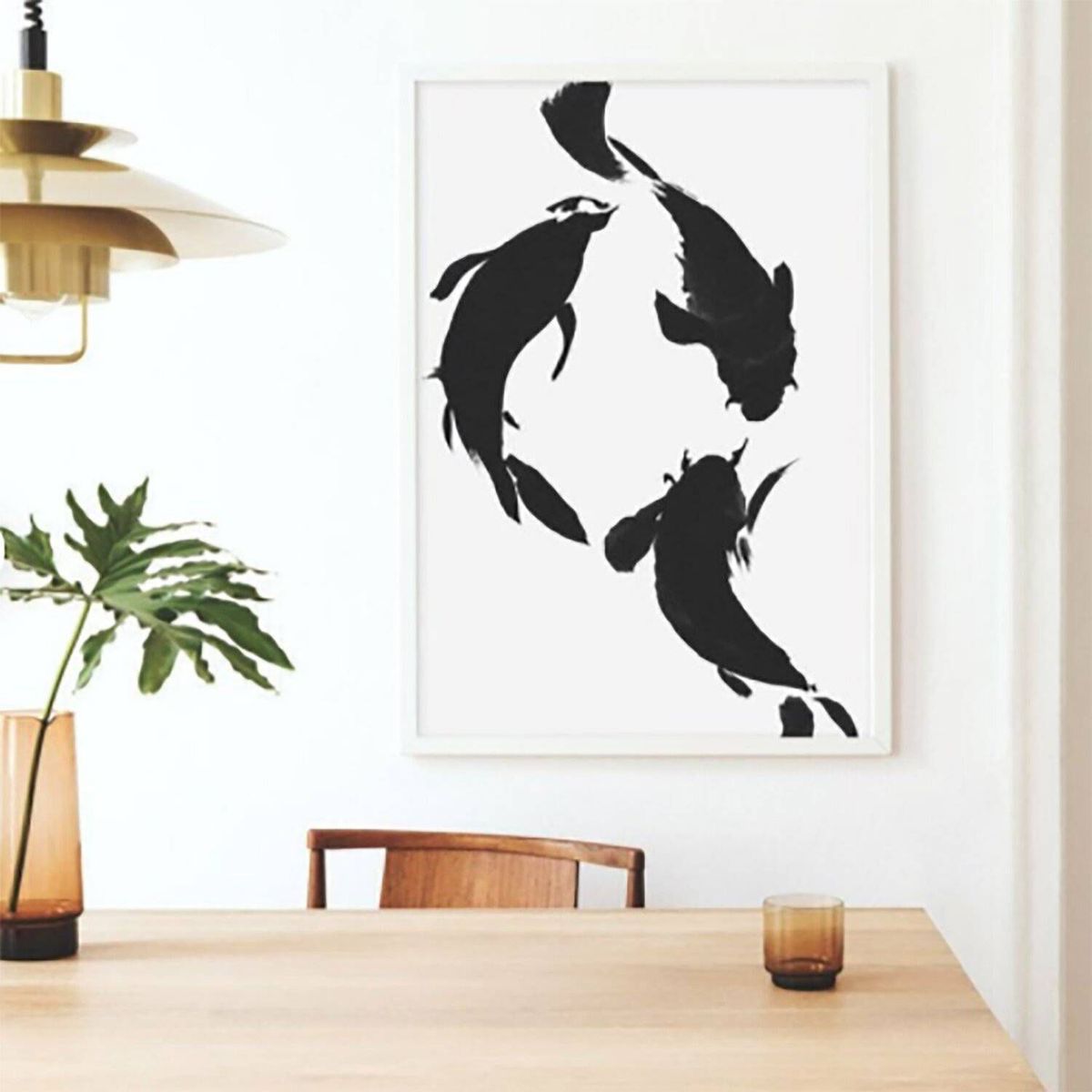 DE CASA - Cuadro canvas estanque zen 100 x 80 cm