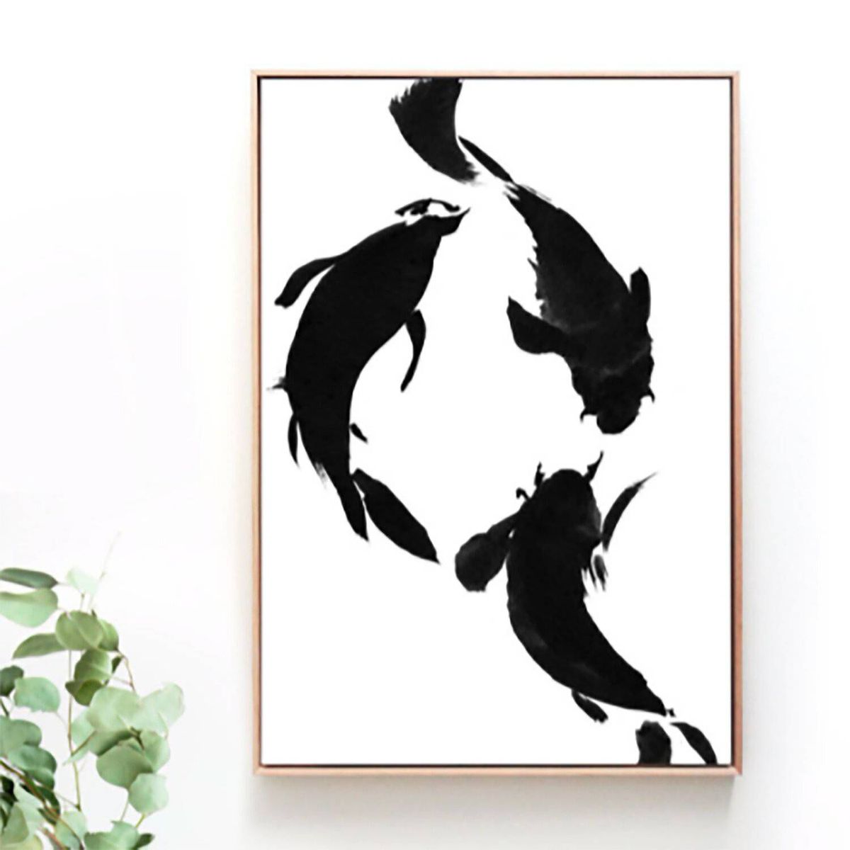 DE CASA - Cuadro canvas estanque zen 100 x 80 cm