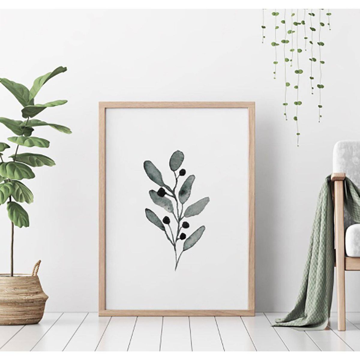 DE CASA - Tríptico Hojas Bosque Decasa