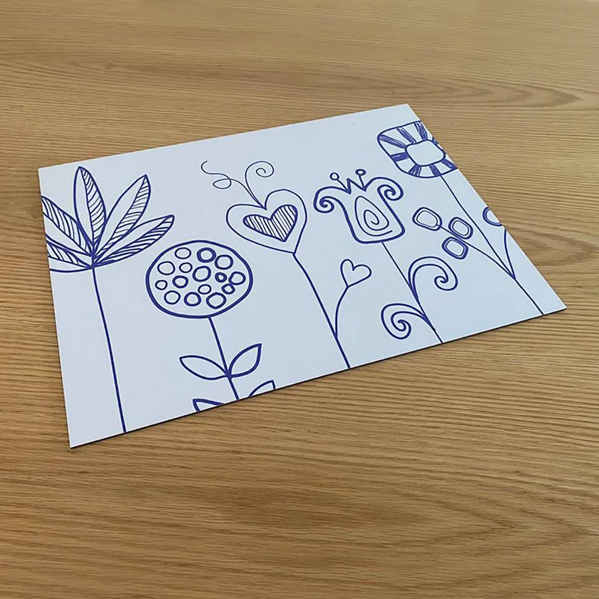 DE CASA - Set x 4 individuales impresos rectang. jardin