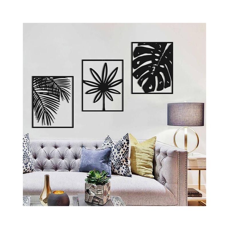 DE CASA - Set cuadro árbol calado x 4 componentes