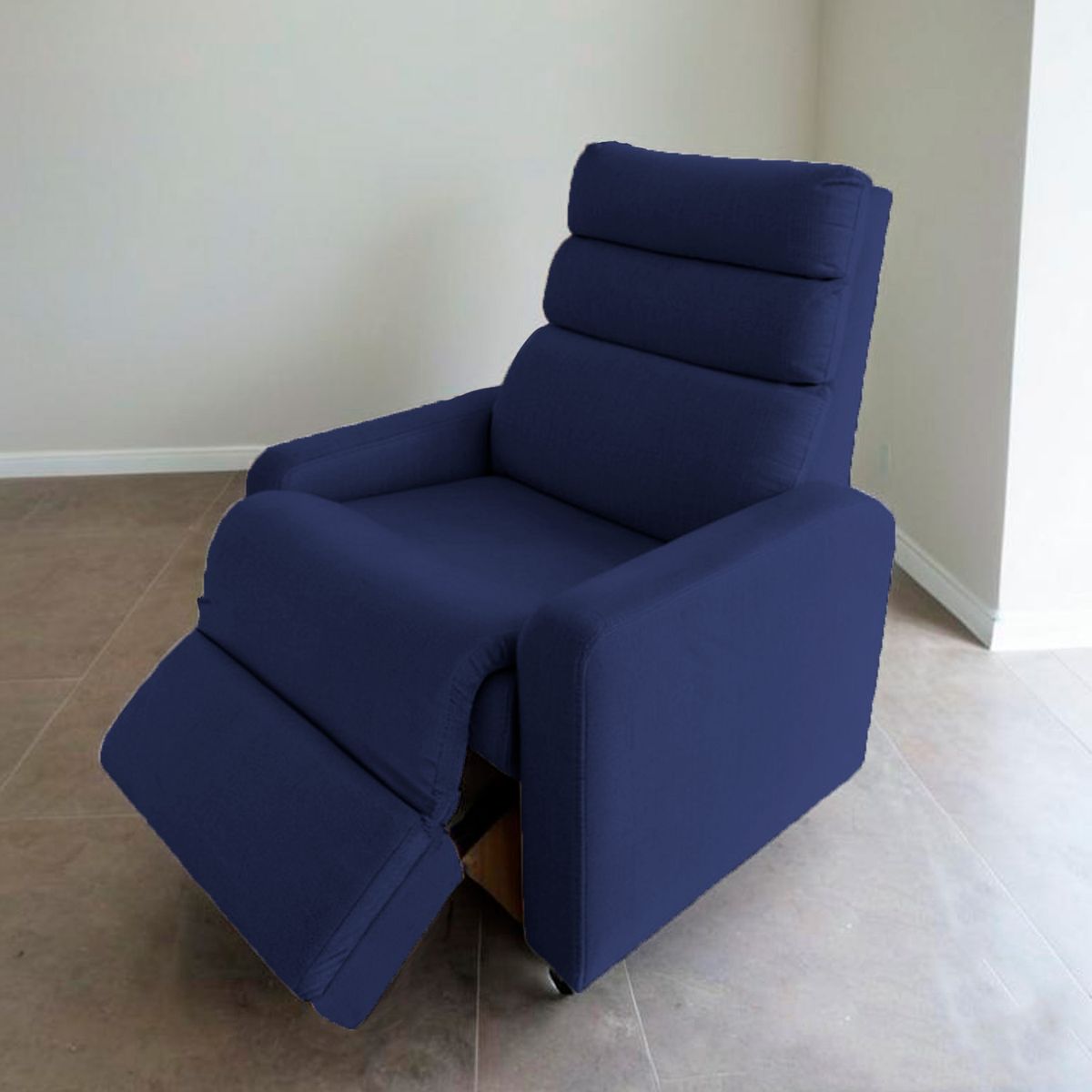 HIGH CLASS - Silla Reclinable Odín - Tela Azul Índigo