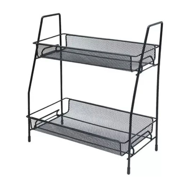 ONE PIXEL - Organizador Metálico 2 Niveles Cocina Estante Almacenamiento