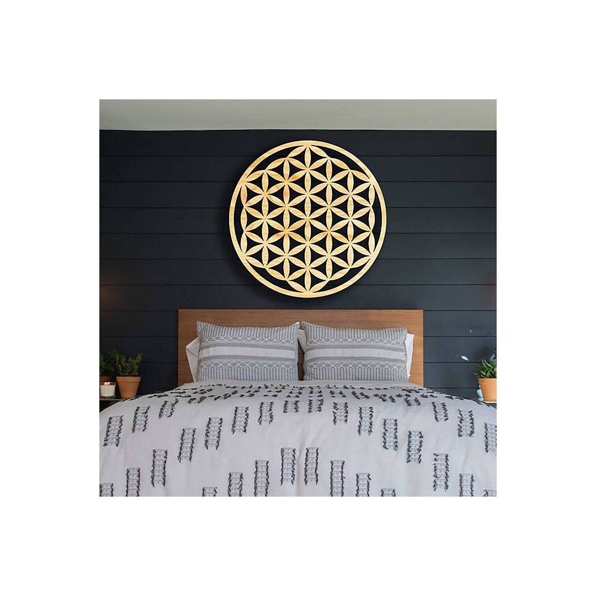 DE CASA - Esotérico Calado 5 Decasa de 60 cms de Diámetro - Geométrico Moderno.