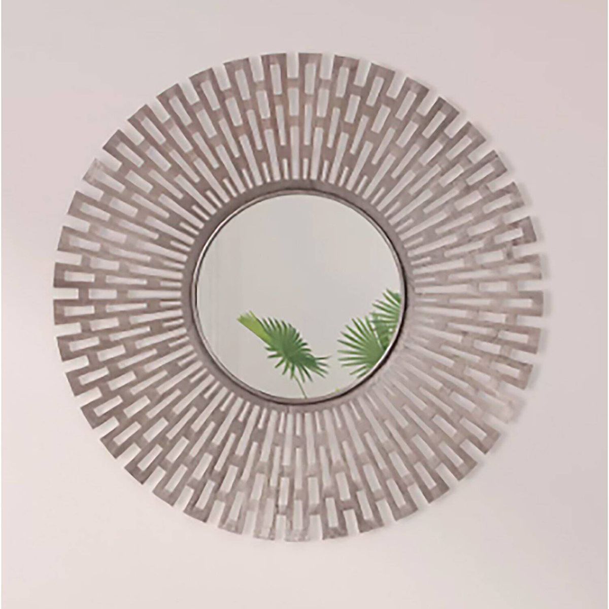 DE CASA - Espejo Champaña Decasa de 60 cms de diámetro - Moderno.