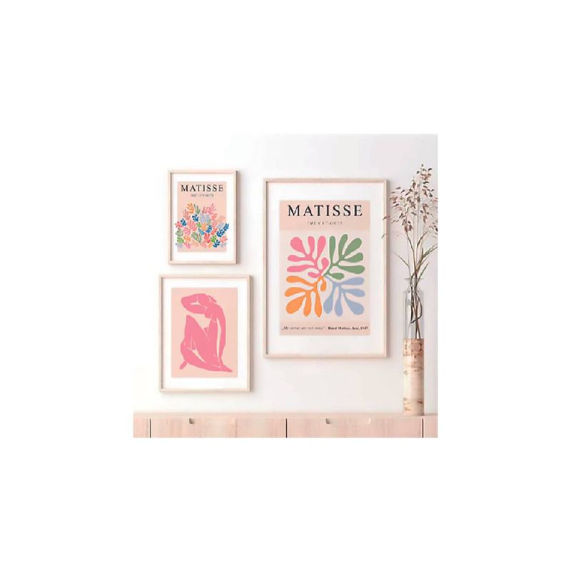 DE CASA - Tríptico Matisse Decasa de 60 x 40 cms - Moderno.