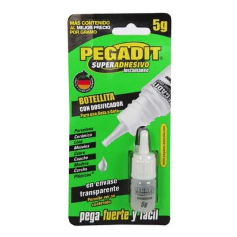 PEGADIT - Pegante Instantaneo Pegadit Botella 5grs