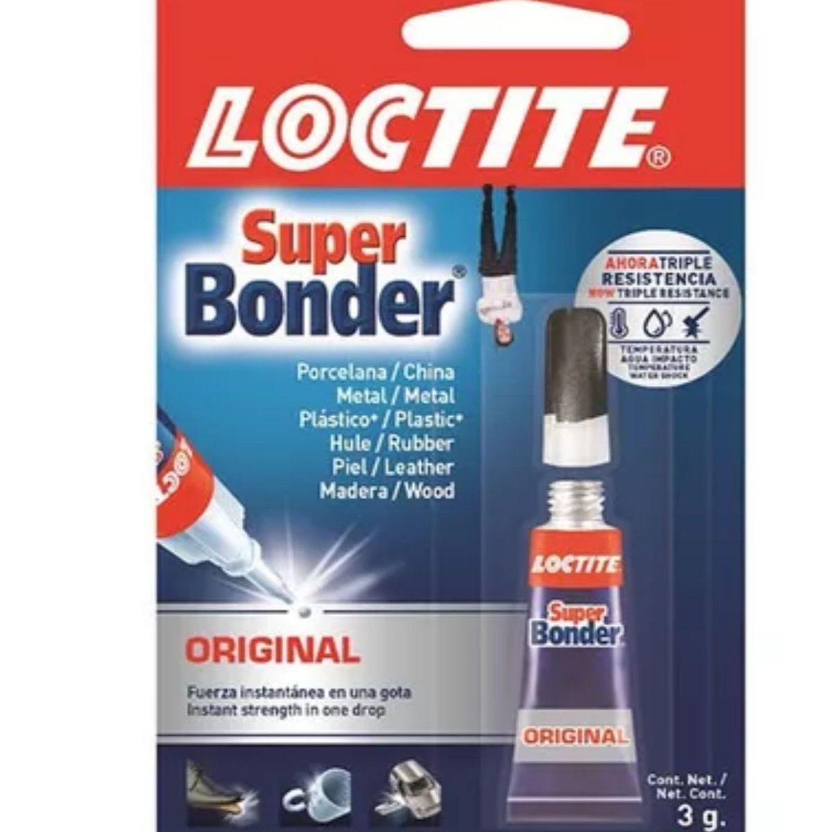 GARABATOS - Pegante Instantaneo Corriente 3 Gr. Super Bonder