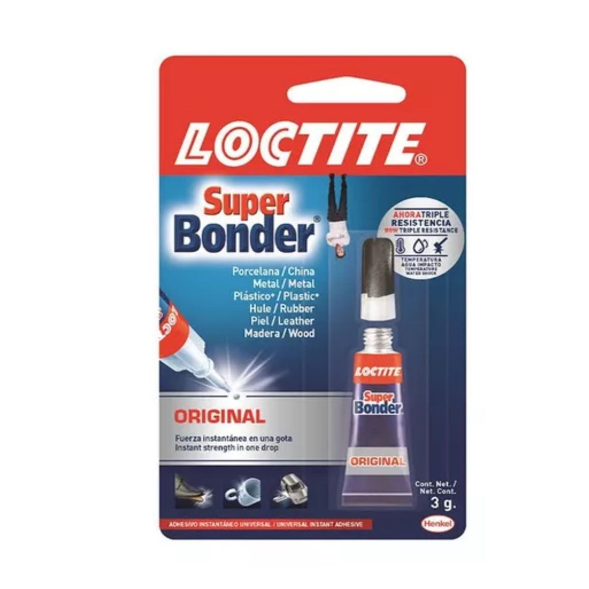 GARABATOS - Pegante Instantaneo Corriente 3 Gr. Super Bonder