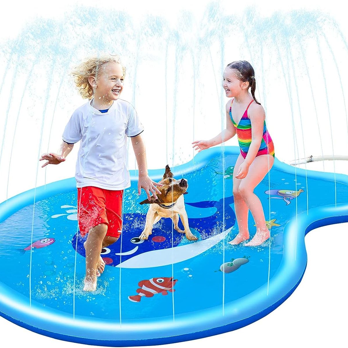 GENERICO - Alfombra de juego de agua exterior para niños juguete agua