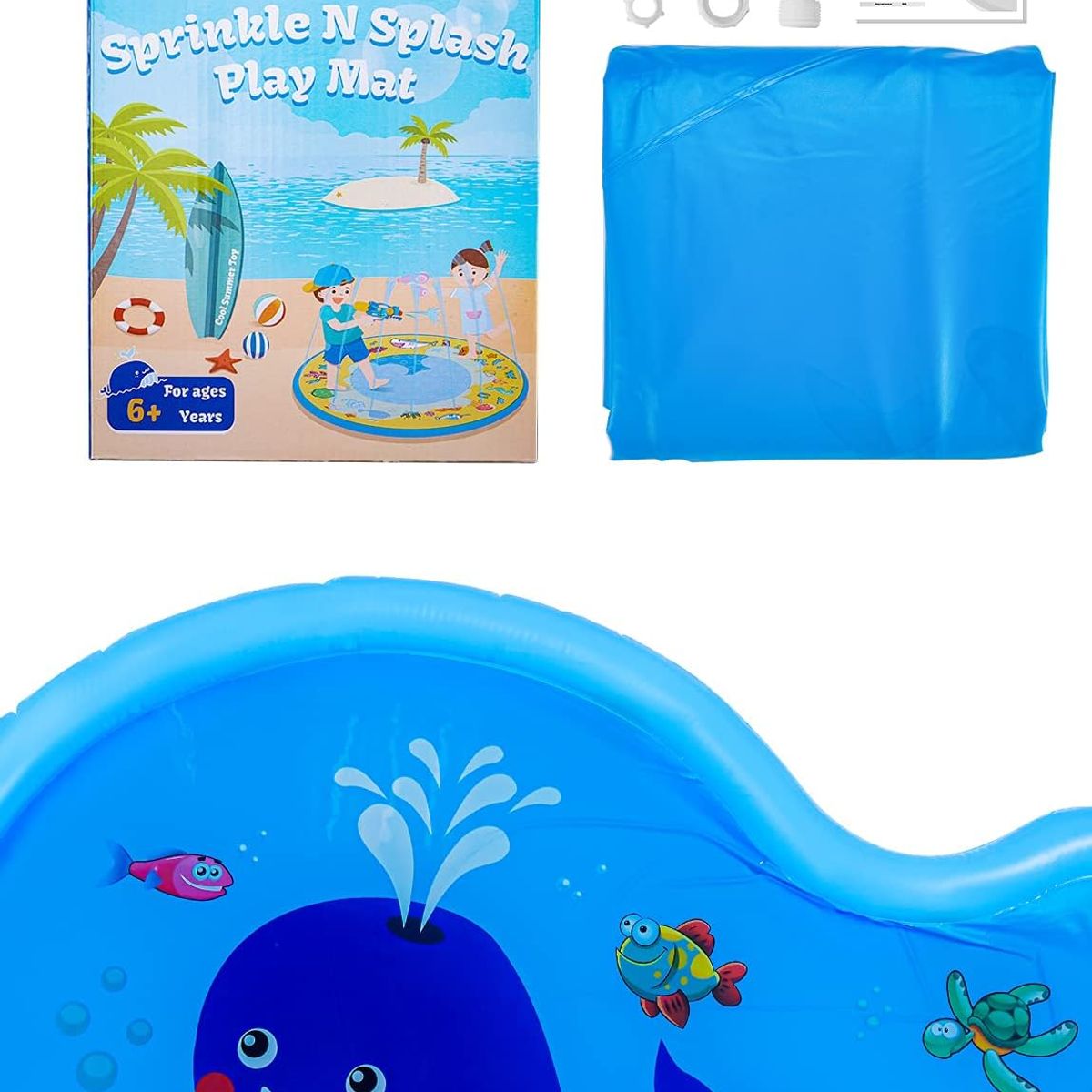 GENERICO - Alfombra de juego de agua exterior para niños juguete agua