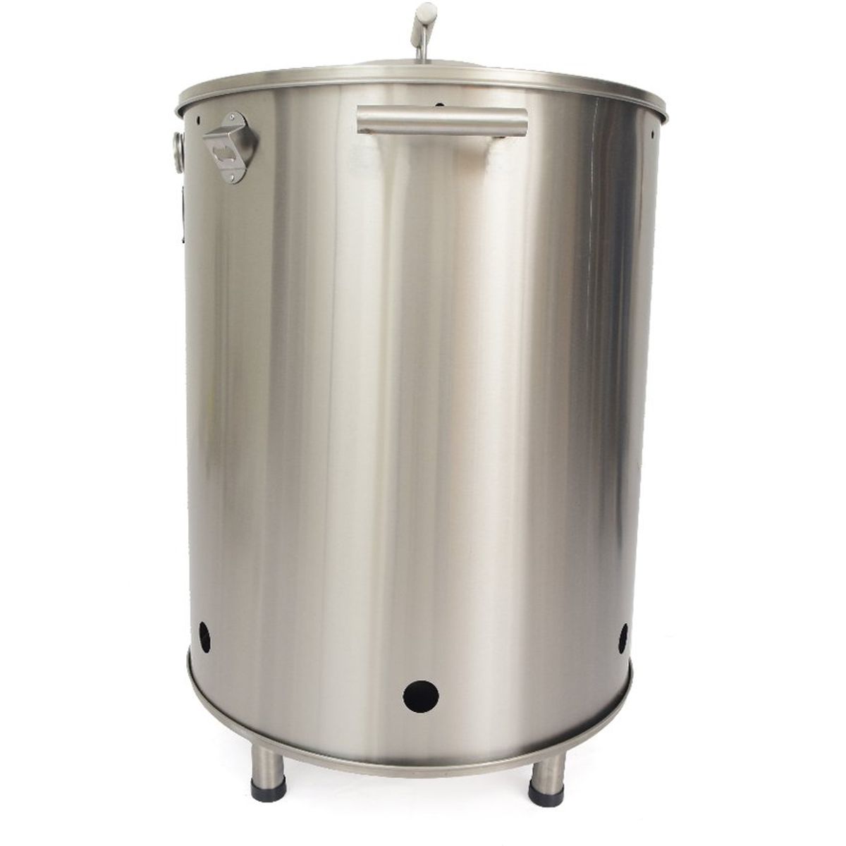 VOLCANO - Asador Barril Jupiter Gigante 100% Acero Inoxidable
