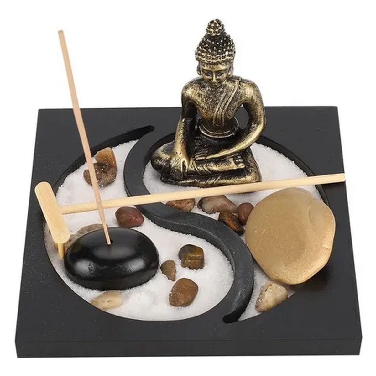 DAYOSHOP - Jardín Zen Buda Sentado Yin Yang