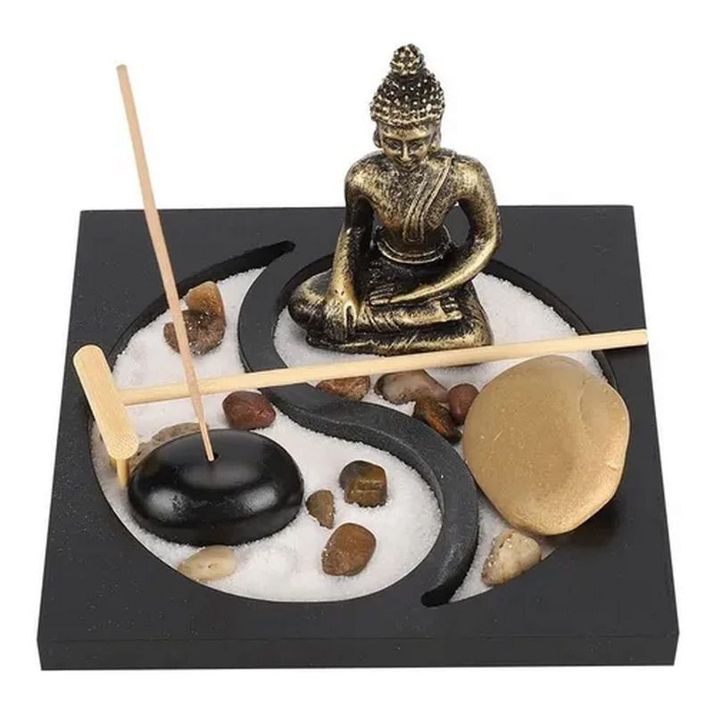 DAYOSHOP - Jardín Zen Buda Sentado Yin Yang