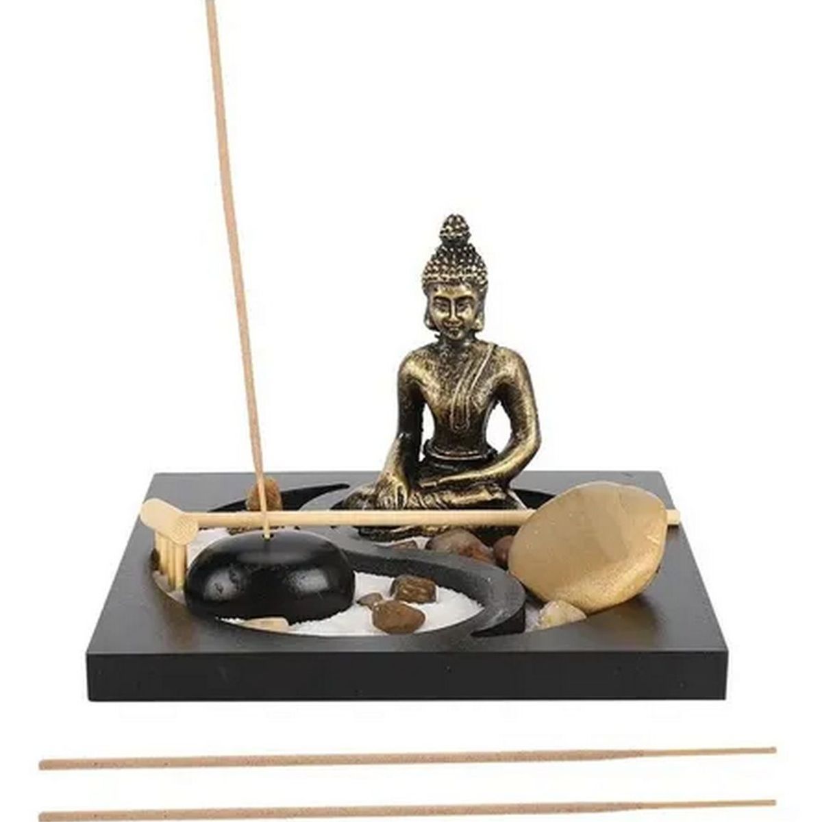 DAYOSHOP - Jardín Zen Buda Sentado Yin Yang