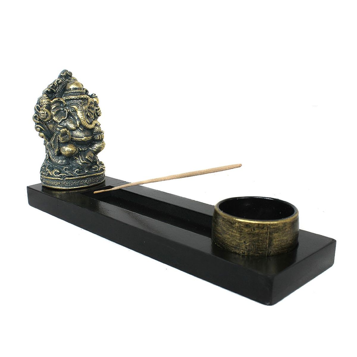 DAYOSHOP - Ganesha Porta Vela Incienso