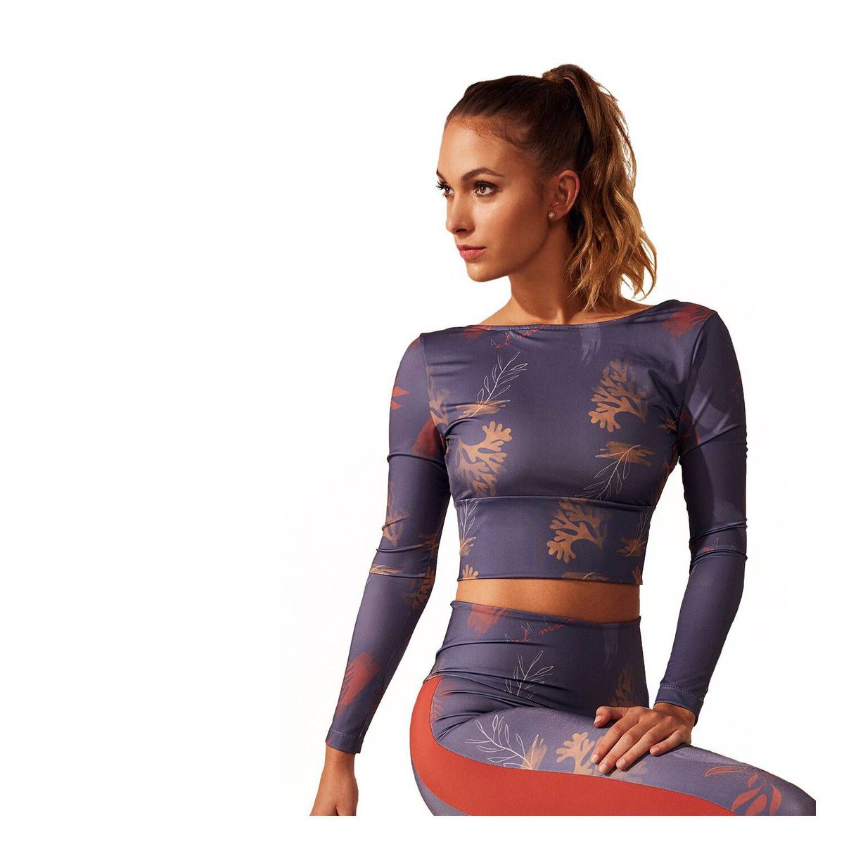 FOLK - Crop Top mar abierto