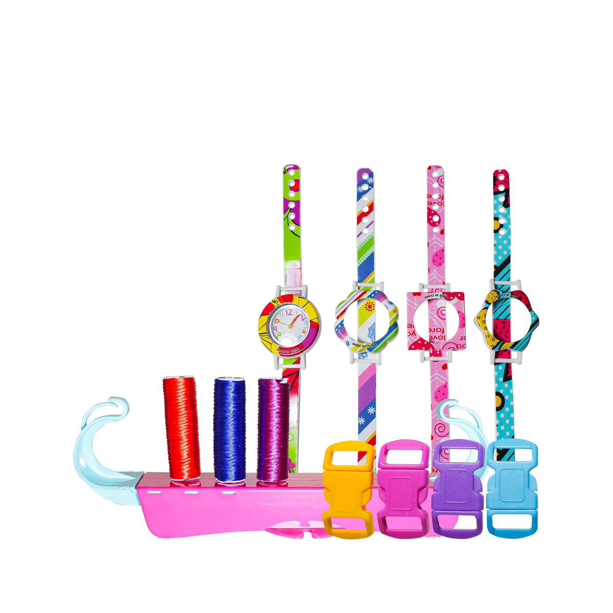 TOY LOGIC - Set de accessorios reloj y manillas para niñas 3 en 1 toy logic