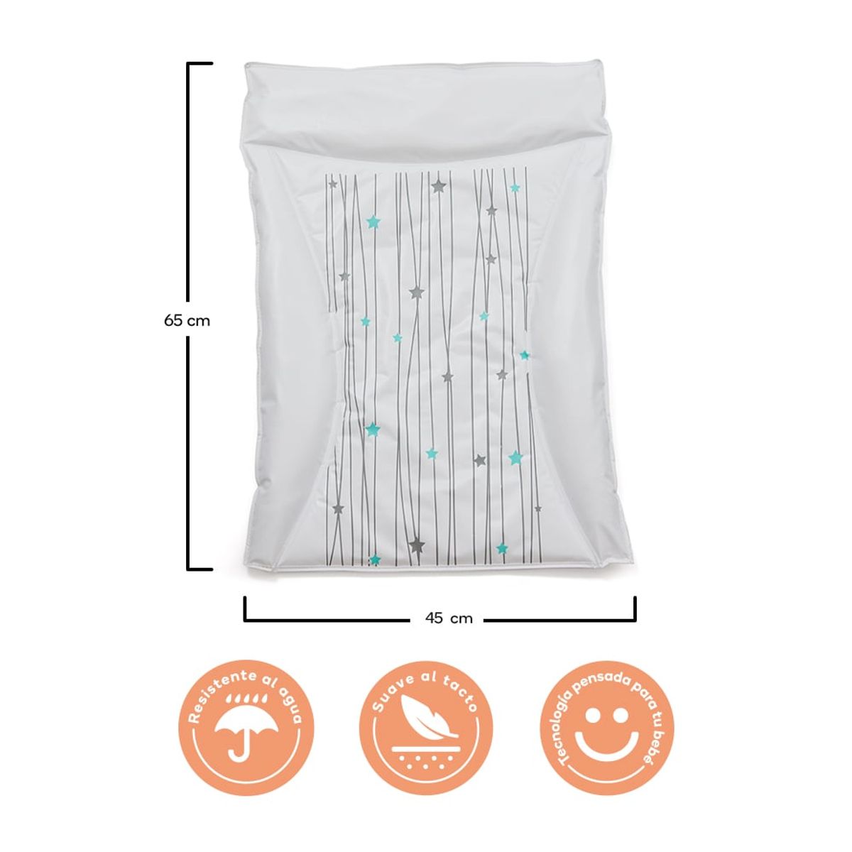 TORAL - Cambiador acolchado para bebé toral