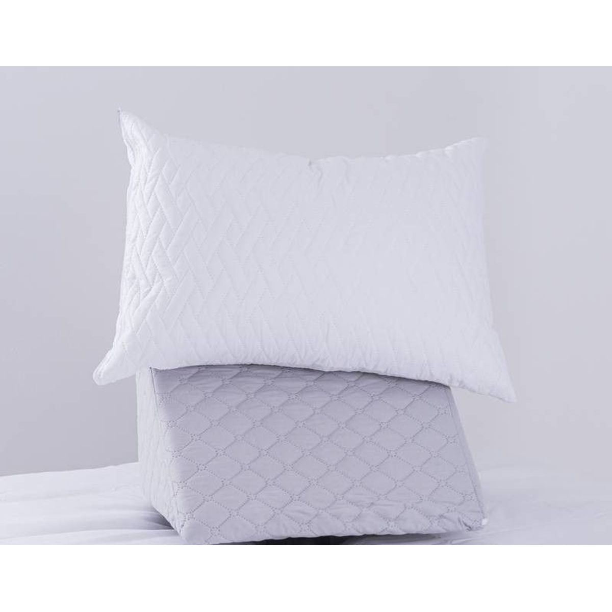 JUBILO COLCHONES - ALMOHADA CON FUNDA LAVABLE BLANCO