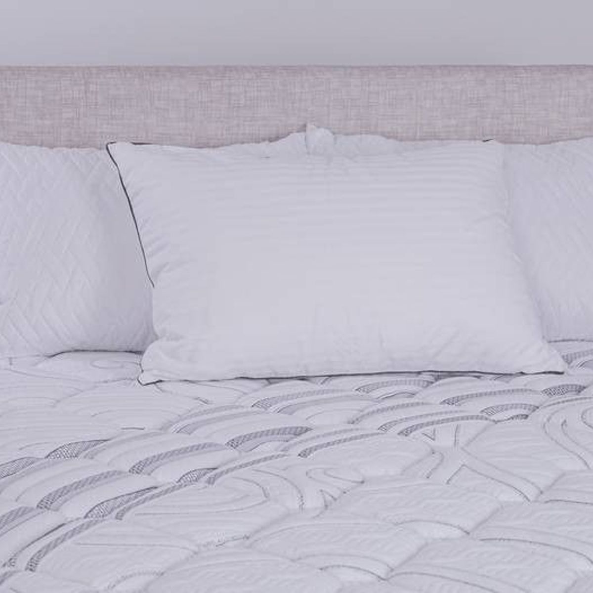 JUBILO COLCHONES - ALMOHADA CON FUNDA LAVABLE BLANCO