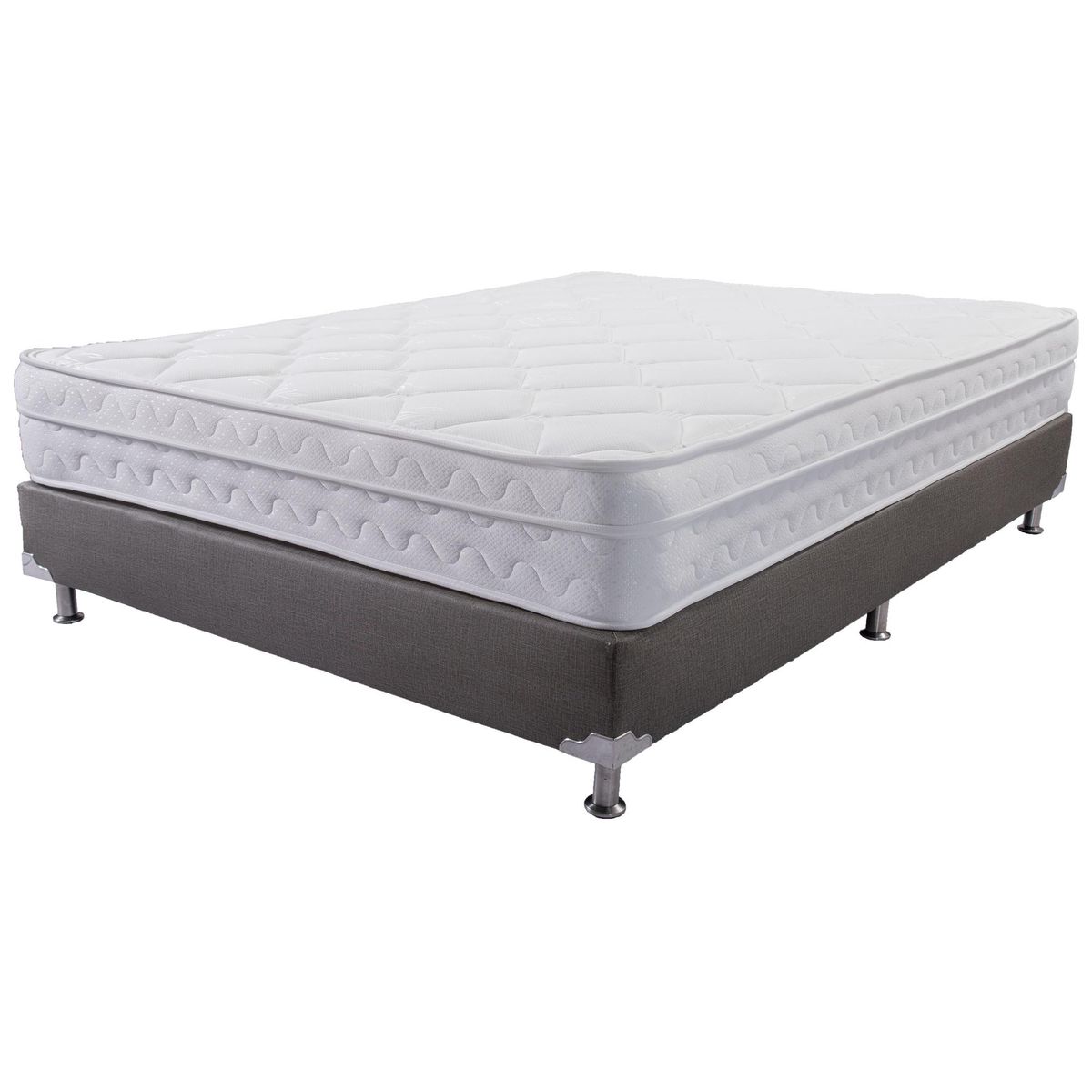COLCHONES JUBILO - COLCHON SALVACION 1 PILLOW FIRME 100X190 BLANCO.