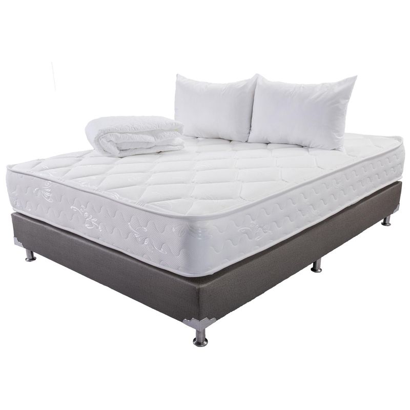COLCHONES JUBILO - COMBO DE COLCHON JUBILO 1 CARA SUAVE 120X190