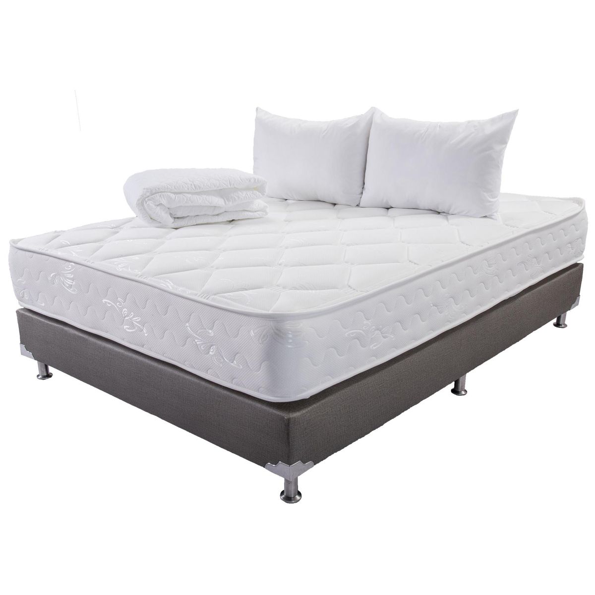 COLCHONES JUBILO - COMBO COLCHON FORTALEZA 1 CARA FIRME 160X190