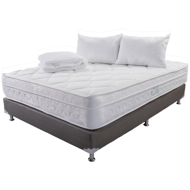 COLCHONES JUBILO - COMBO COLCHON LUMBAR 1 PILLOW FIRME 120X190.