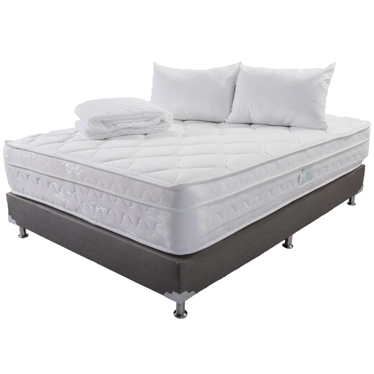 COLCHONES JUBILO - COMBO COLCHON JÚBILO ESPECIAL 1 PILLOW FIRME 140X190