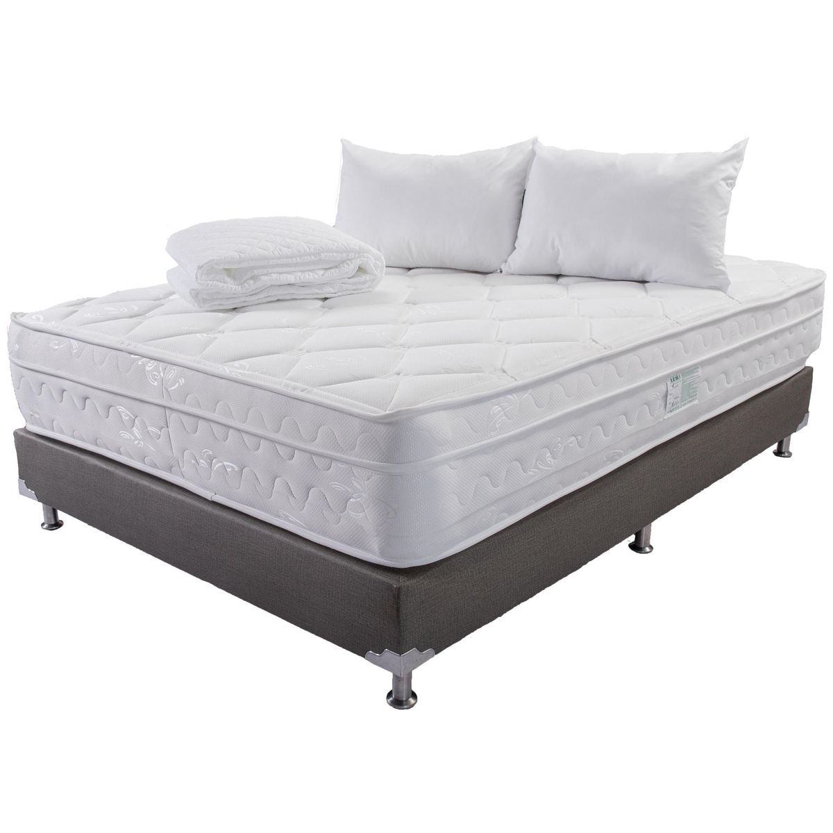 COLCHONES JUBILO - COMBO COLCHON JÚBILO ESPECIAL 1 PILLOW FIRME 120X190