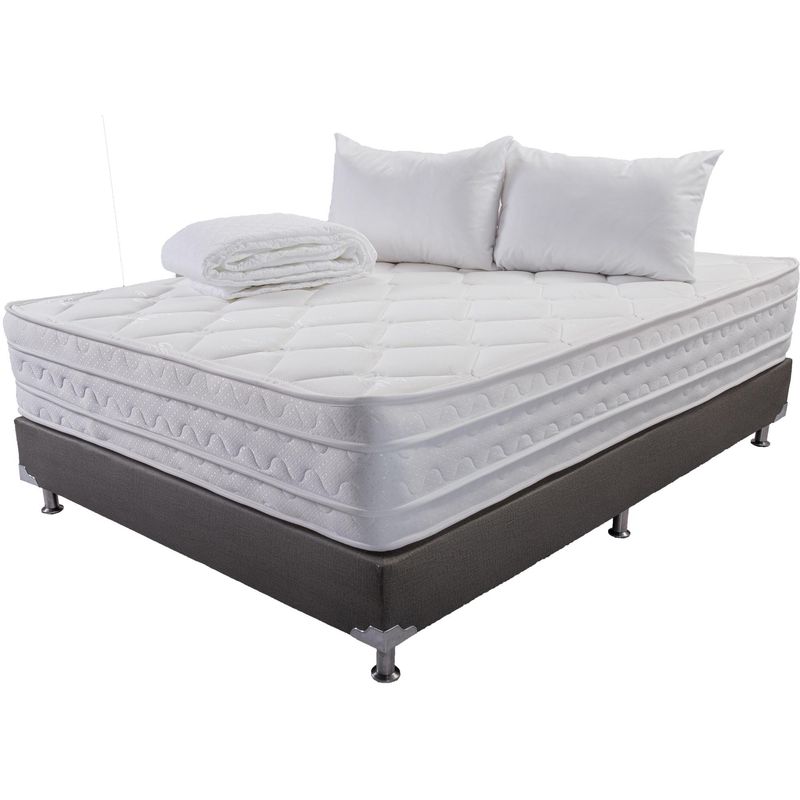 COLCHONES JUBILO - COMBO COLCHON SALVACIÓN DOBLE PILLOW FIRME 160X190
