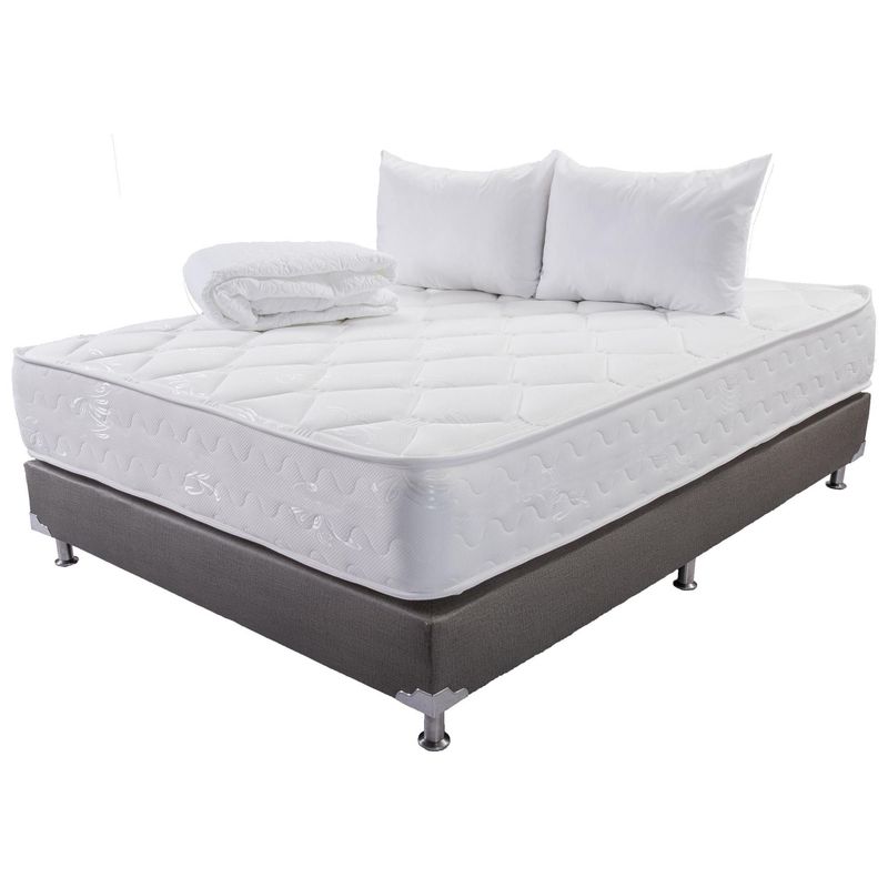 COLCHONES JUBILO - COMBO COLCHON FORTALEZA DOBLE CARA FIRME 90X190