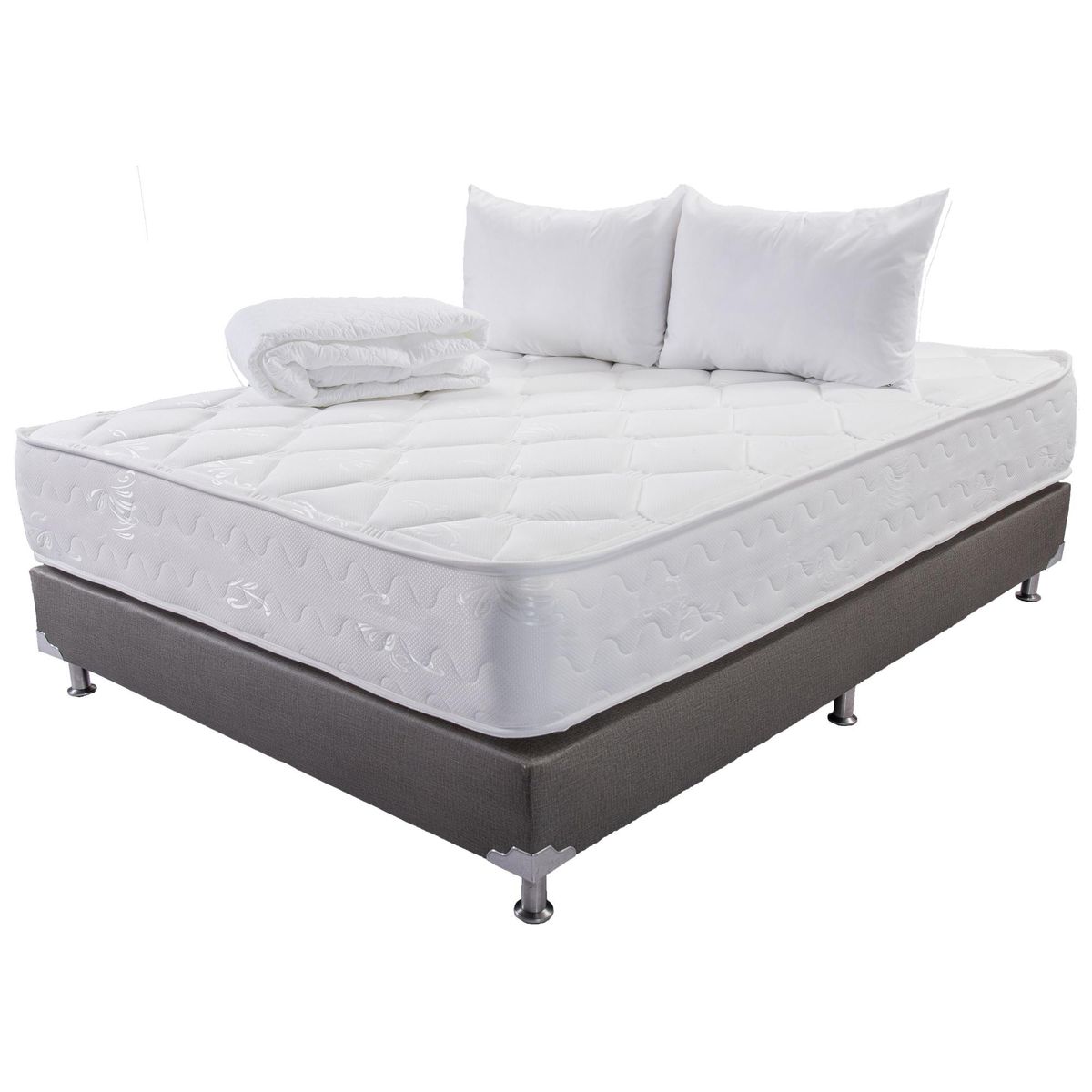 COLCHONES JUBILO - COMBO COLCHON FORTALEZA DOBL CARA FIRME 160X190