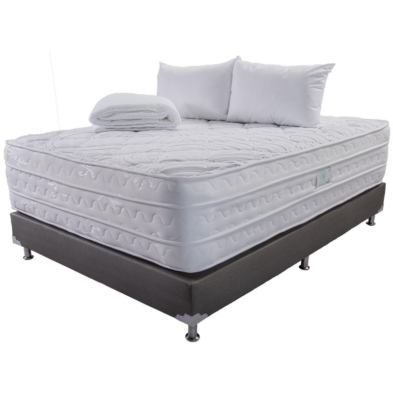 COLCHONES JUBILO - COMBO COLCHON PREMIER DOBLE PILLOW SUAVE 120X190.