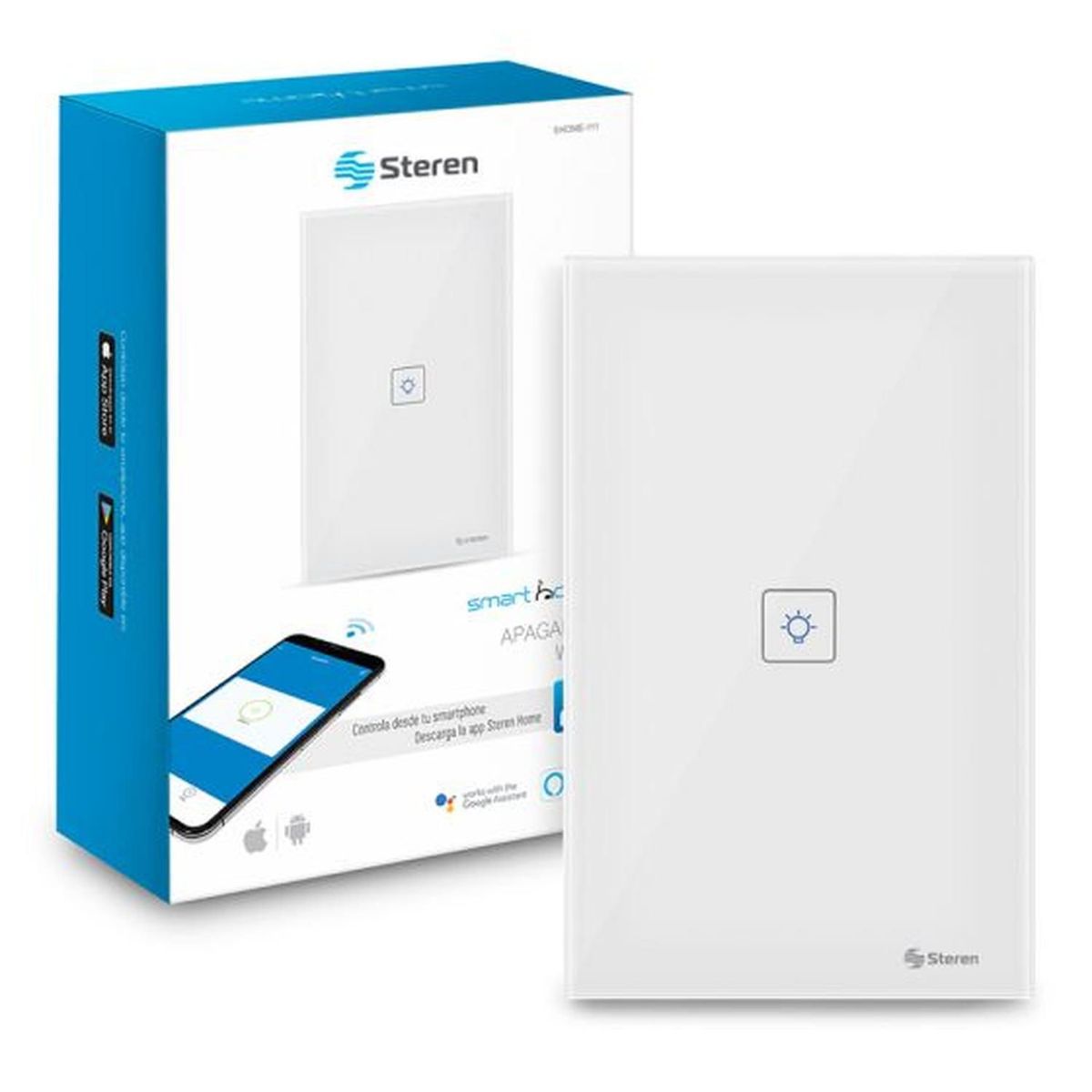 STEREN - Apagador Wi-fi De Pared Con Botón Touch - Shome-111