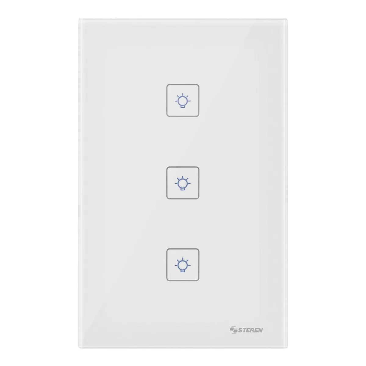 STEREN - Triple apagador/interruptor Wi-fi De Pared Con Botones Touch