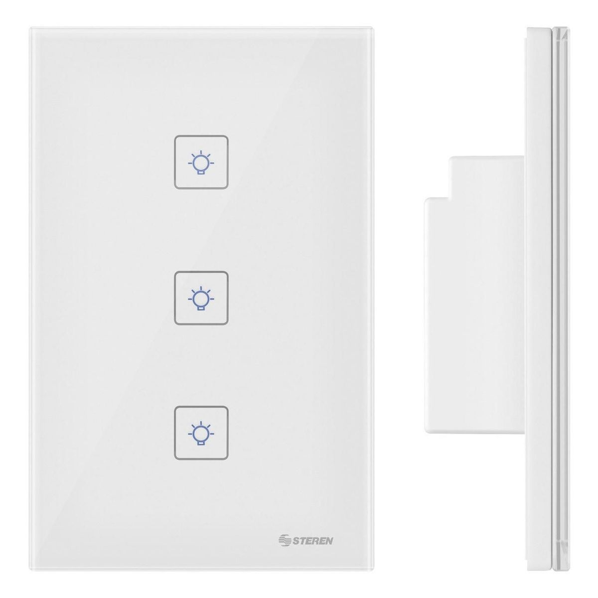 STEREN - Triple apagador/interruptor Wi-fi De Pared Con Botones Touch