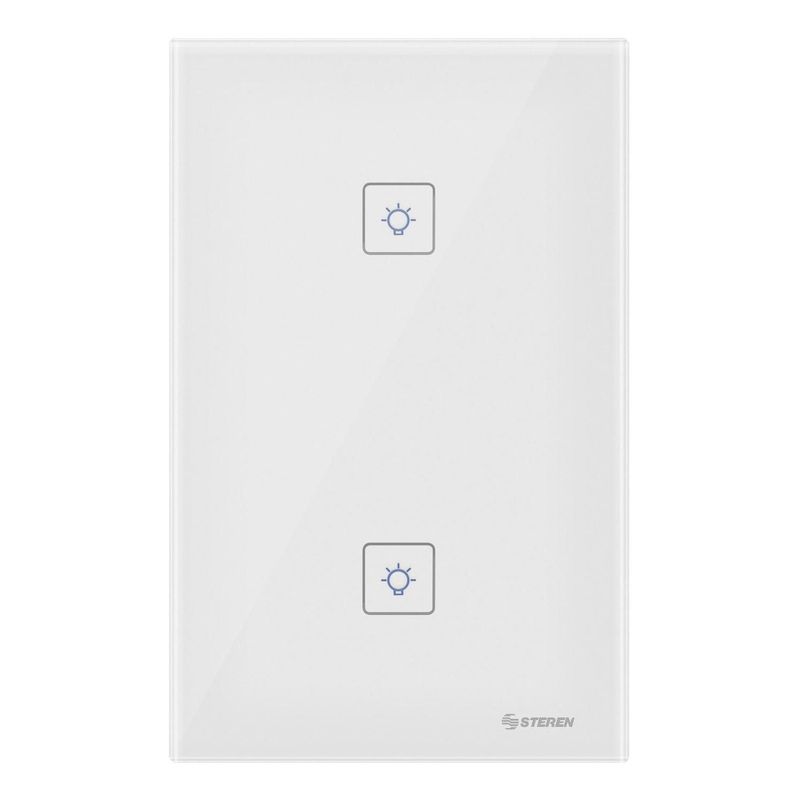 STEREN - Doble Apagador Wi-fi, De Pared - Shome-110