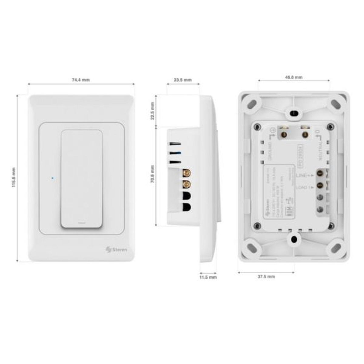 STEREN - Apagador/Interruptor Wi-Fi, sencillo