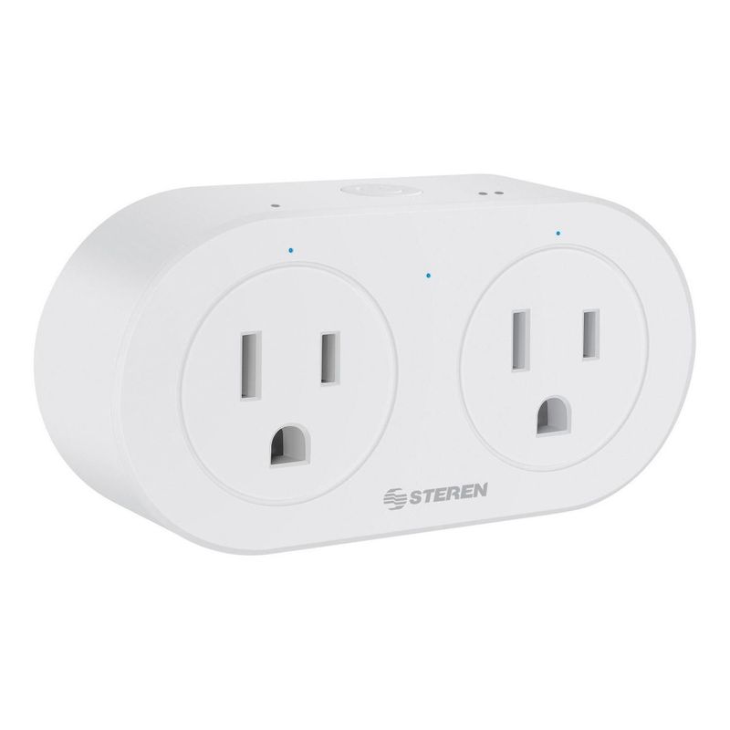 STEREN - Contacto (tomacorriente) Doble Con Wi-fi