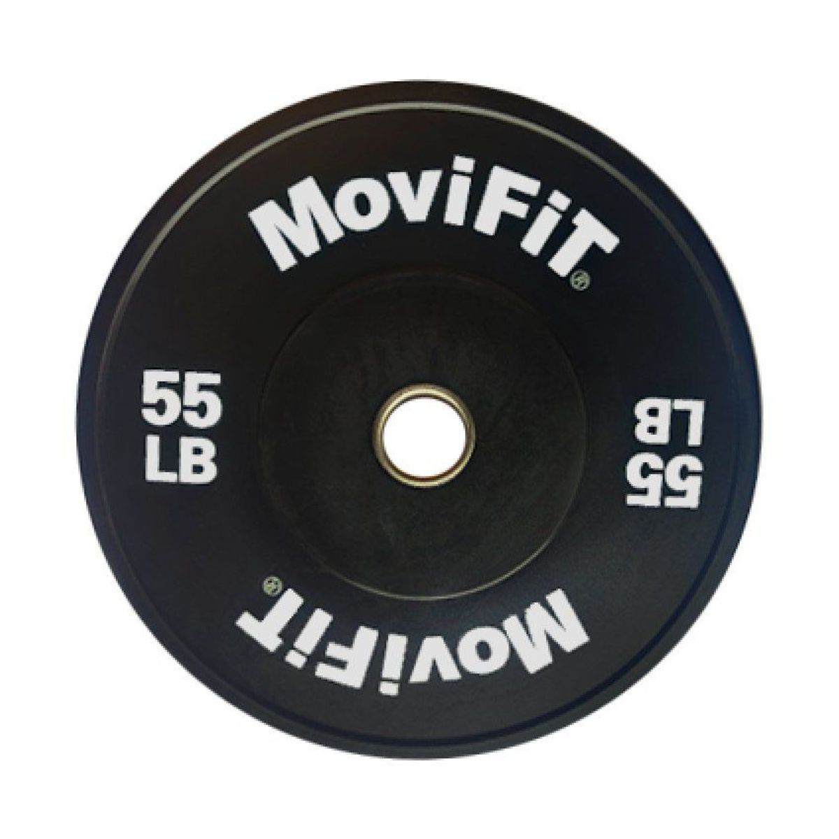 MOVIFIT - Discos bumper olímpico en caucho de 55 lb movifit
