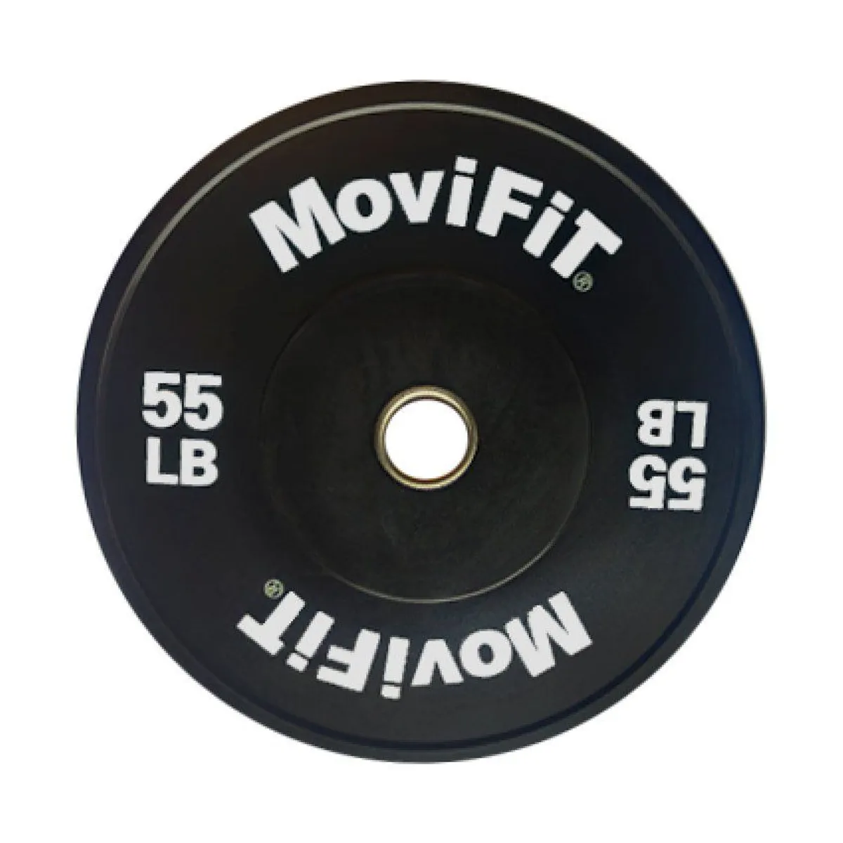 MOVIFIT - Discos bumper olímpico en caucho de 55 lb movifit