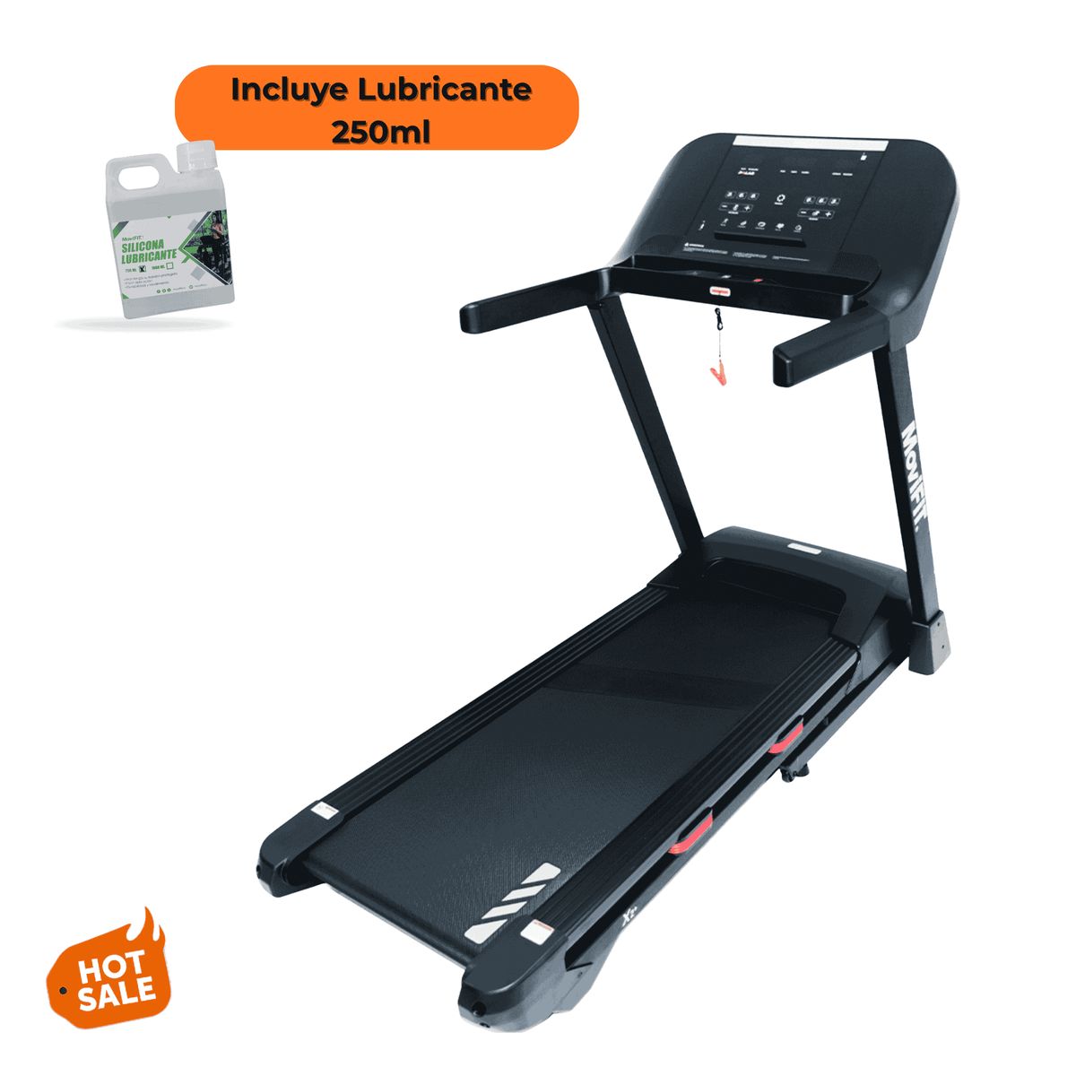 MOVIFIT - Caminadora Trotadora X2+ Movifit Motor 3.0 HP 18Kmh Amortiguación Pro.