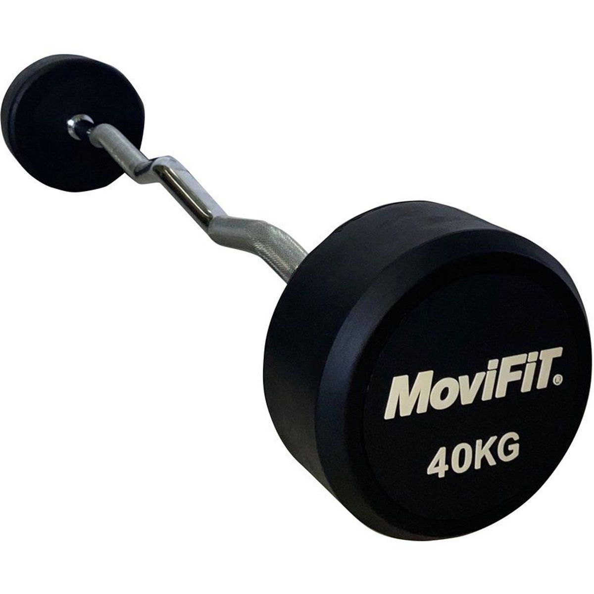 MOVIFIT - Barra sellada curva redonda encauchetada movifit de 40 kg