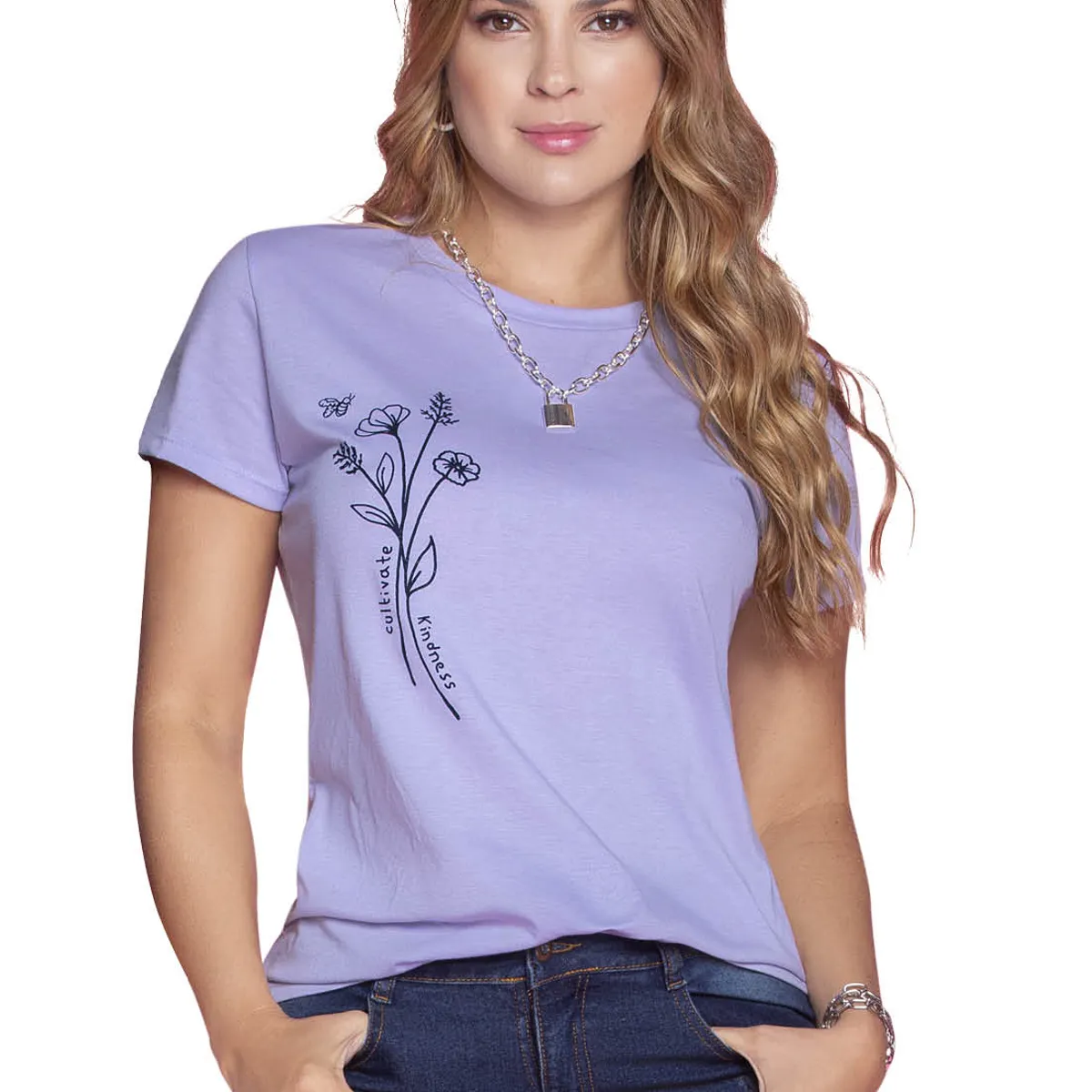 ATYPICAL - Camiseta Mujer Lila Atypical 87102